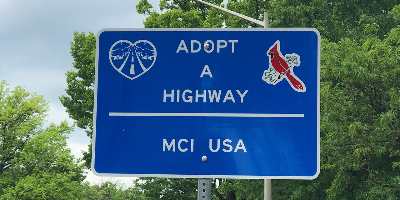 Sign of the Times: McLean Team Keeps Westpark Drive Litter-Free