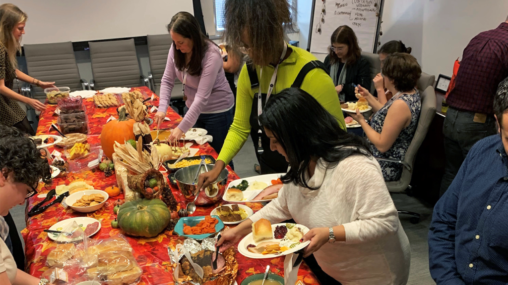 McLean Talents Gather for Thanksgiving Potluck