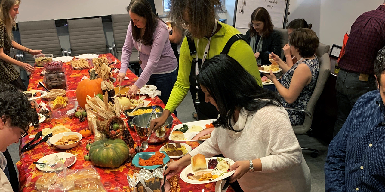 McLean Talents Gather for Thanksgiving Potluck
