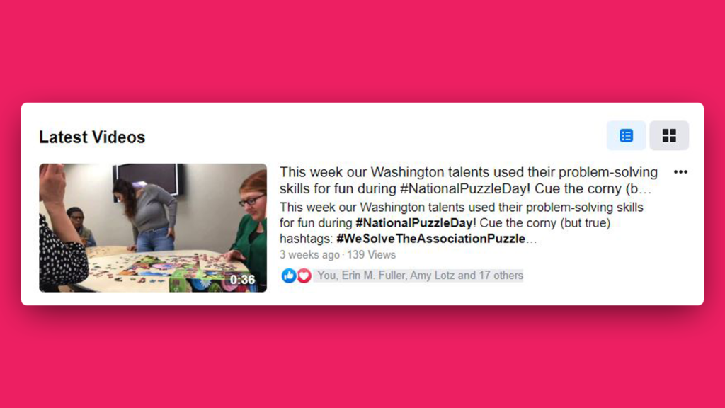 Video: McLean’s Teamwork on National Puzzle Day