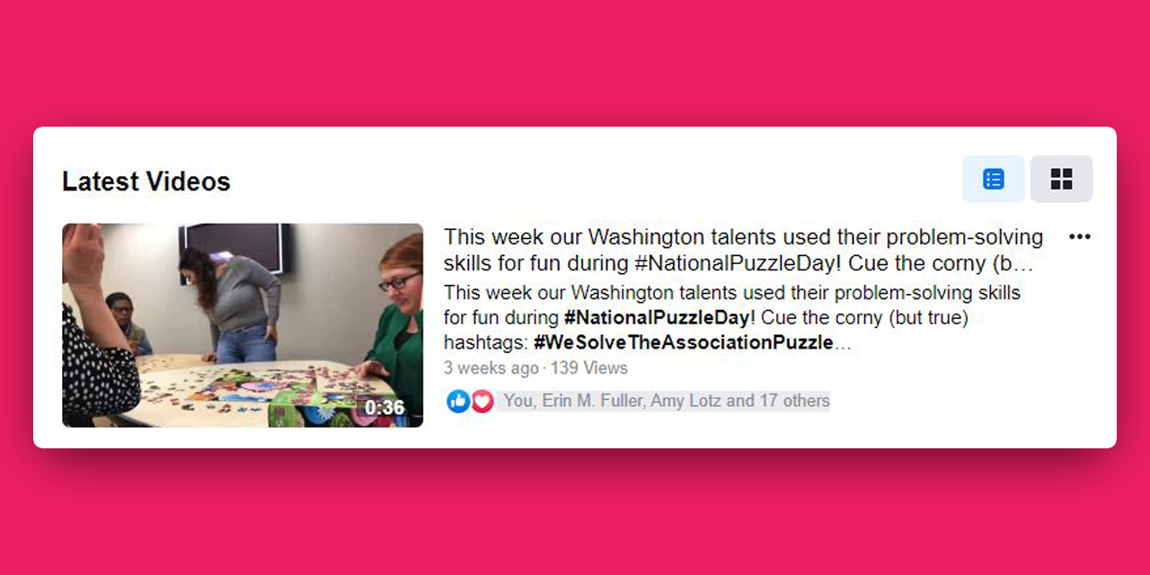Video: McLean’s Teamwork on National Puzzle Day