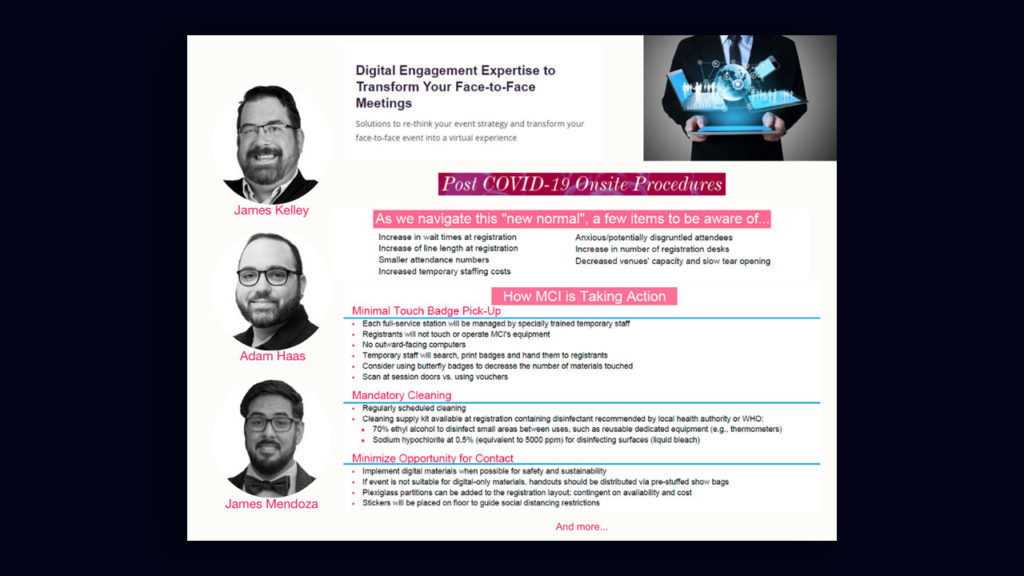 SEM&I Promotes Post-COVID Onsite Procedures and Hybrid & Digital Experiences