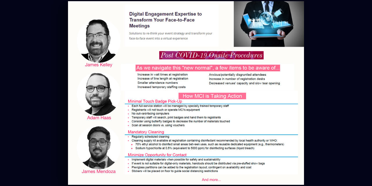 SEM&I Promotes Post-COVID Onsite Procedures and Hybrid & Digital Experiences