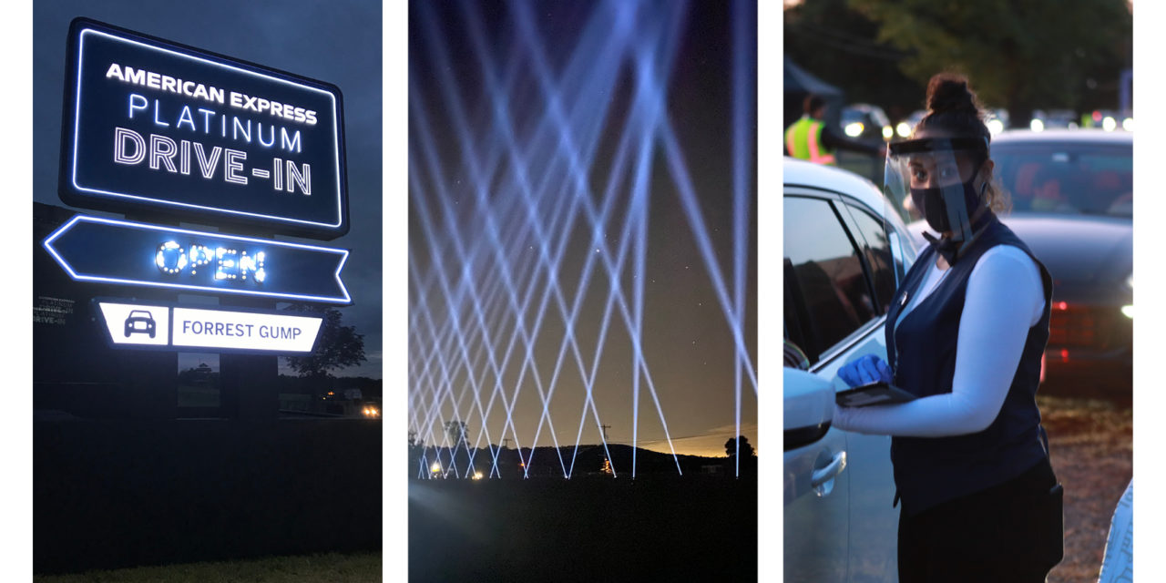 Black Flower Agency American Express Team Delivers Safety and Nostalgia at Drive-In Movie Series