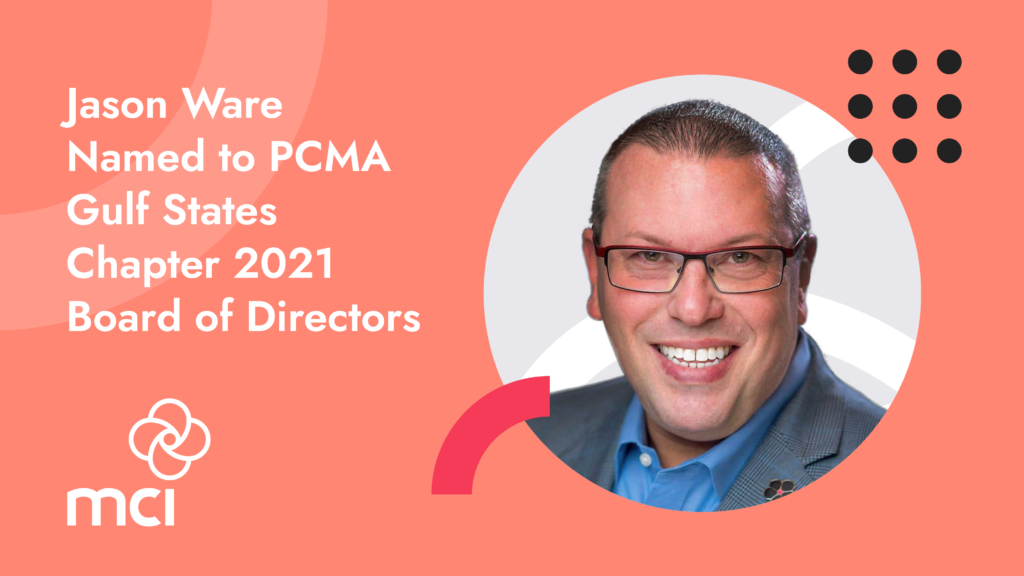 Jason Ware Named to PCMA Gulf States Chapter 2021 Board of Directors
