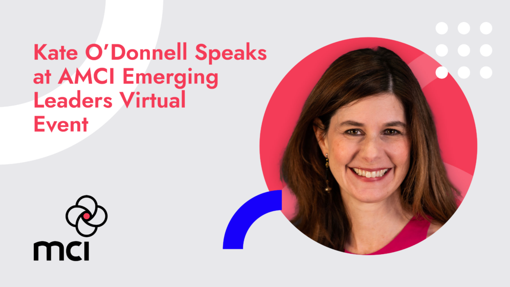 Kate O’Donnell Speaks at AMCI Emerging Leaders Virtual Event