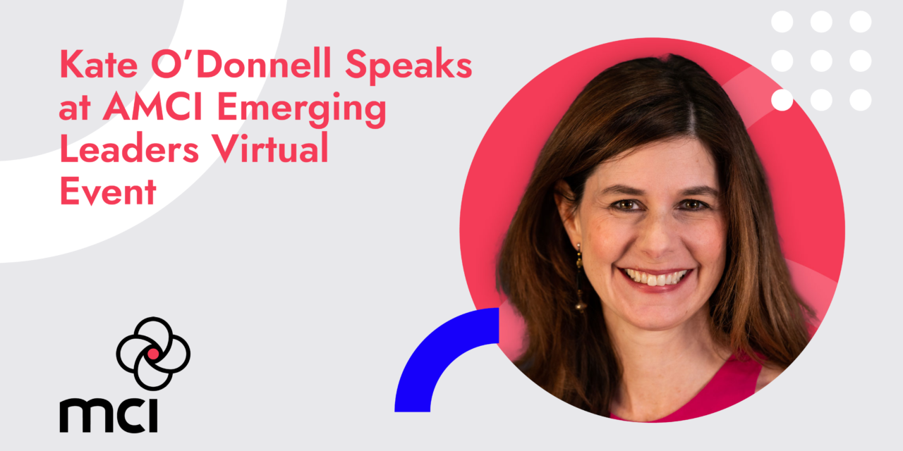 Kate O’Donnell Speaks at AMCI Emerging Leaders Virtual Event