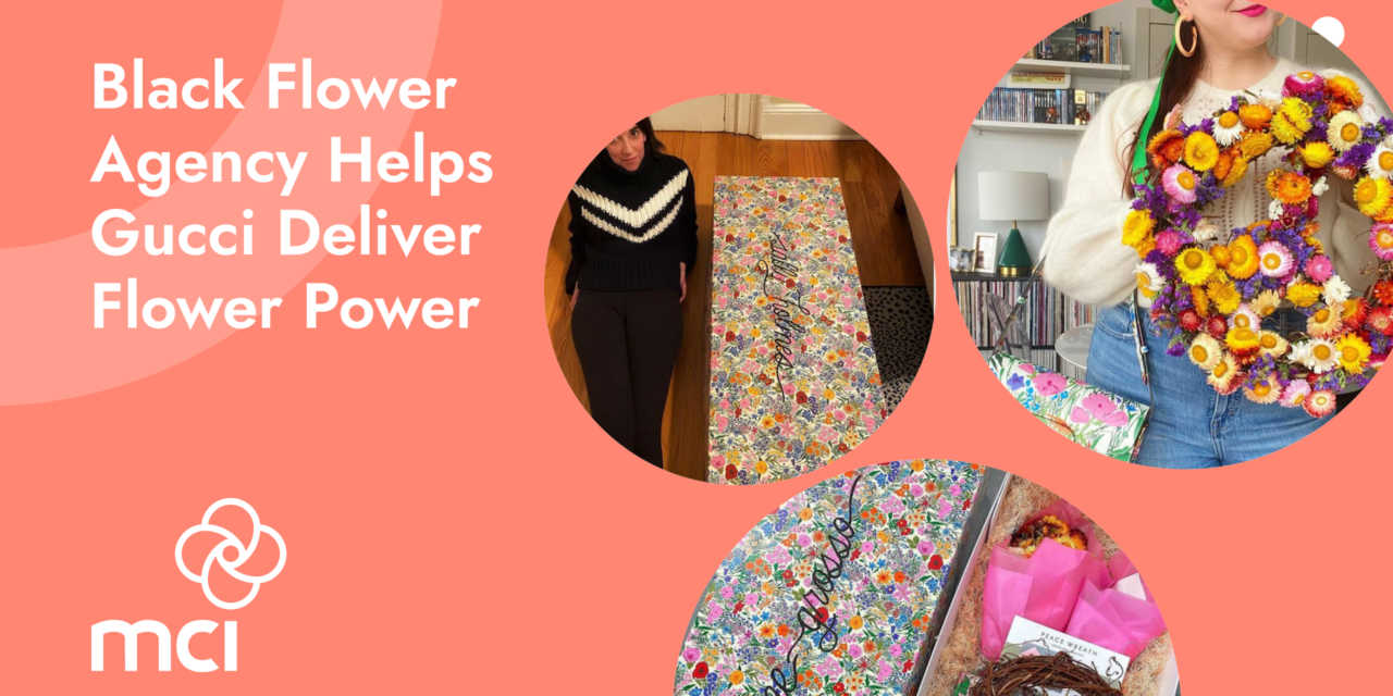 Black Flower Agency Helps Gucci Deliver Flower Power