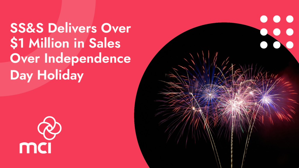 SS&S Delivers Over $1 Million in Sales Over Independence Day Holiday
