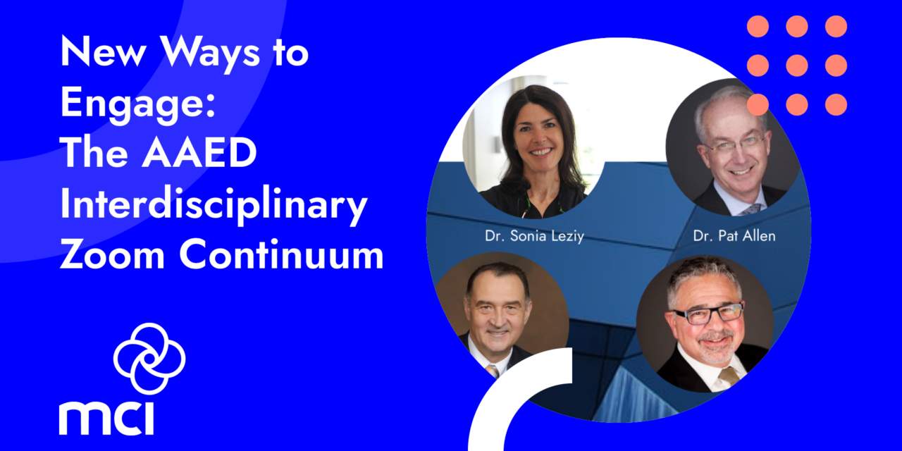 New Ways to Engage: The AAED Interdisciplinary Zoom Continuum