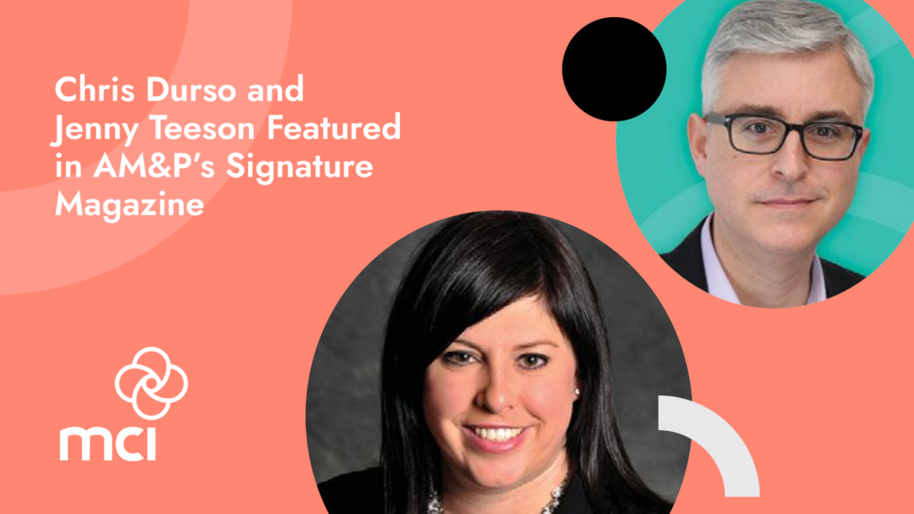 Chris Durso and Jenny Teeson Featured in AM&P’s Signature Magazine