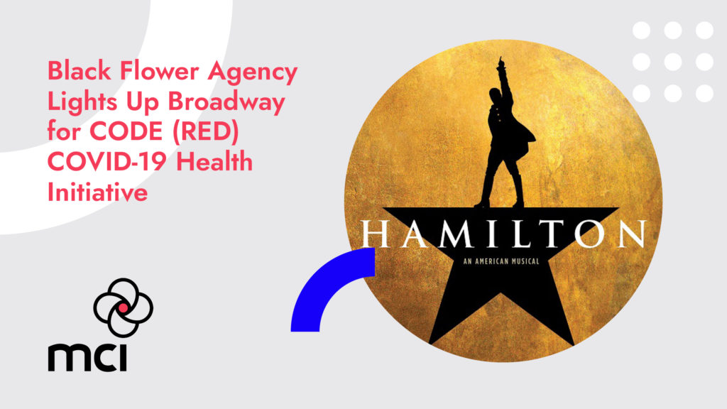 Black Flower Agency Lights Up Broadway for CODE (RED) COVID-19 Health Initiative