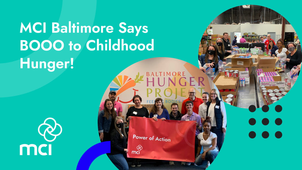 MCI Baltimore Says BOOO to Childhood Hunger!