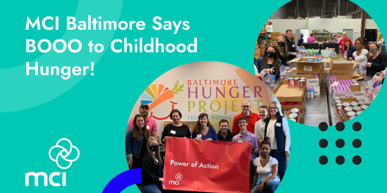 MCI Baltimore Says BOOO to Childhood Hunger!