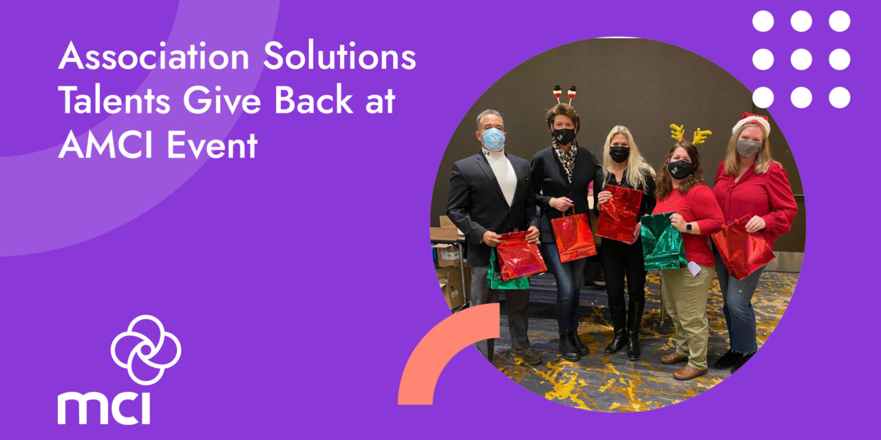Association Solutions Talents Give Back at AMCI Event