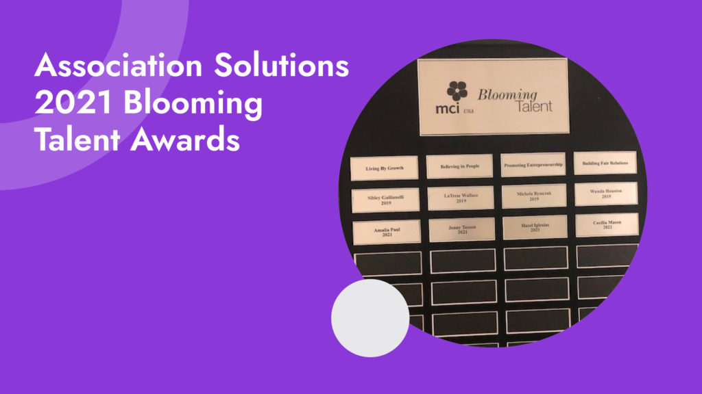 Association Solutions 2021 Blooming Talent Awards