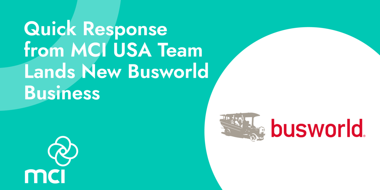 Quick Response from MCI USA Team Lands New Busworld Business