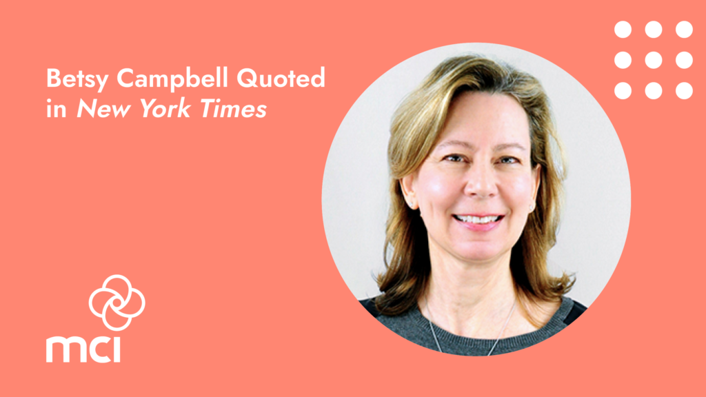 Betsy Campbell Quoted in New York Times