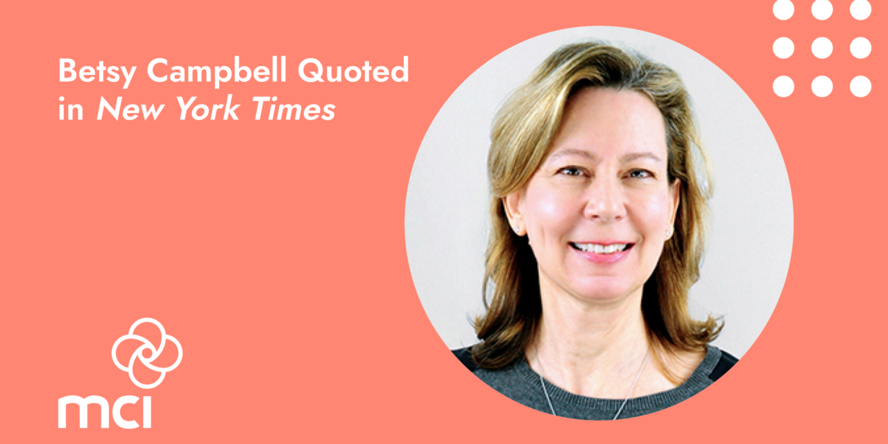 Betsy Campbell Quoted in New York Times