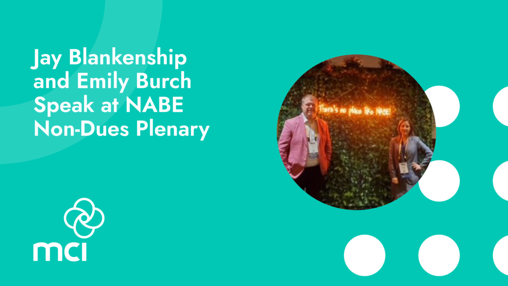 Jay Blankenship and Emily Burch Speak at NABE Non-Dues Plenary