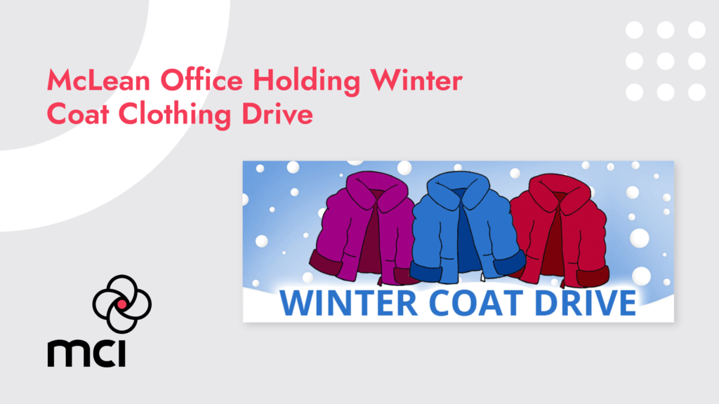 McLean Office Holding Winter Coat Clothing Drive