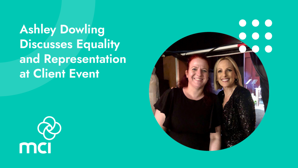 Ashley Dowling Discusses Equality and Representation at Client Event