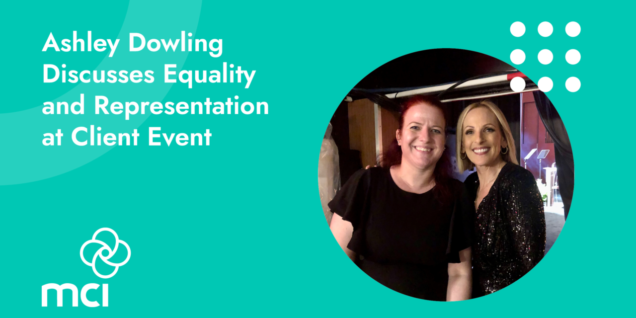 Ashley Dowling Discusses Equality and Representation at Client Event