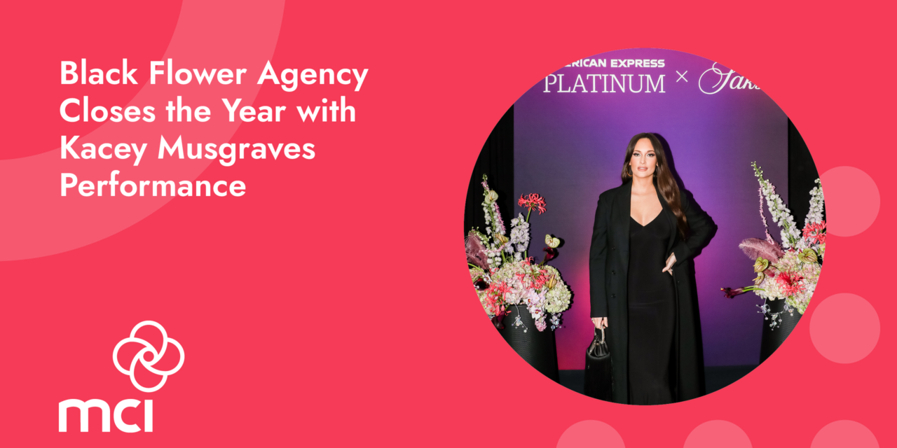 Black Flower Agency Closes the Year with Kacey Musgraves Performance