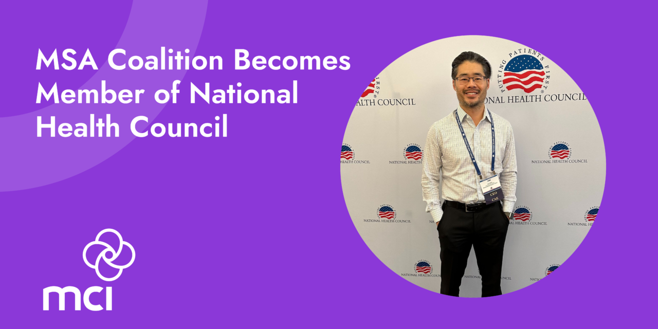 MSA Coalition Becomes Member of National Health Council