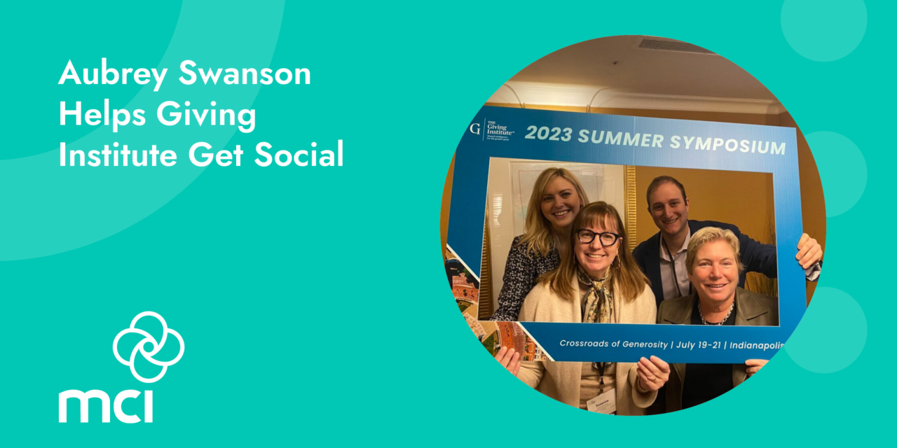 Aubrey Swanson Helps Giving Institute Get Social