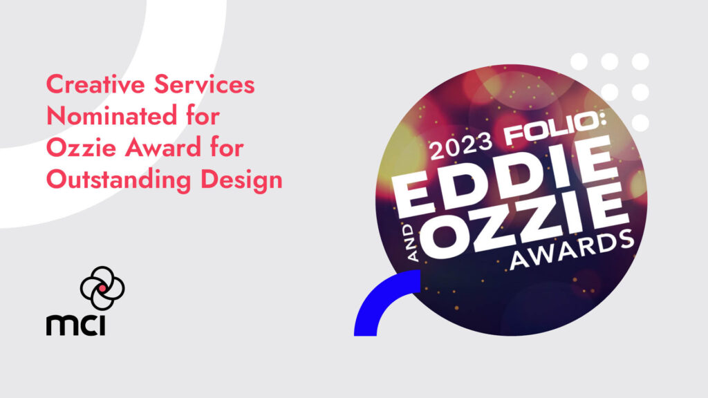 Creative Services Nominated for Ozzie Award for Outstanding Design