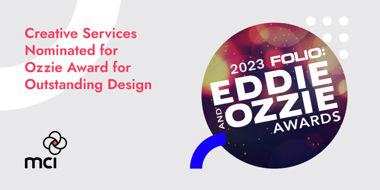 Creative Services Nominated for Ozzie Award for Outstanding Design