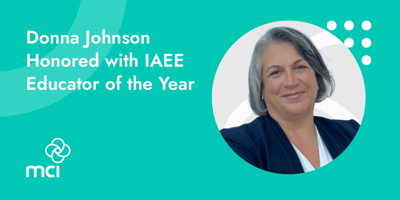 Donna Johnson Honored with IAEE Educator of the Year Award