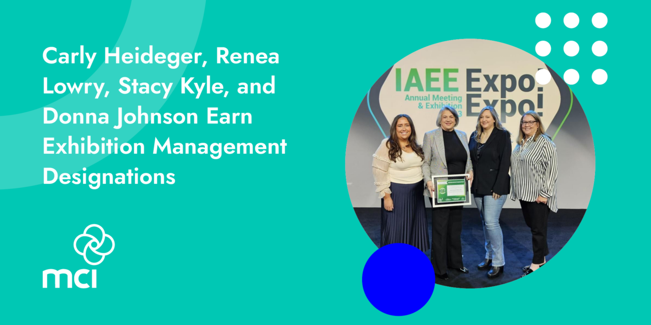 Carly Heideger, Renea Lowry, Stacy Kyle, and Donna Johnson Earn Exhibition Management Designations