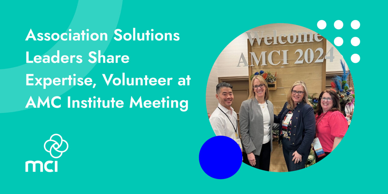 Association Solutions Leaders Share Expertise, Volunteer at AMC Institute Meeting