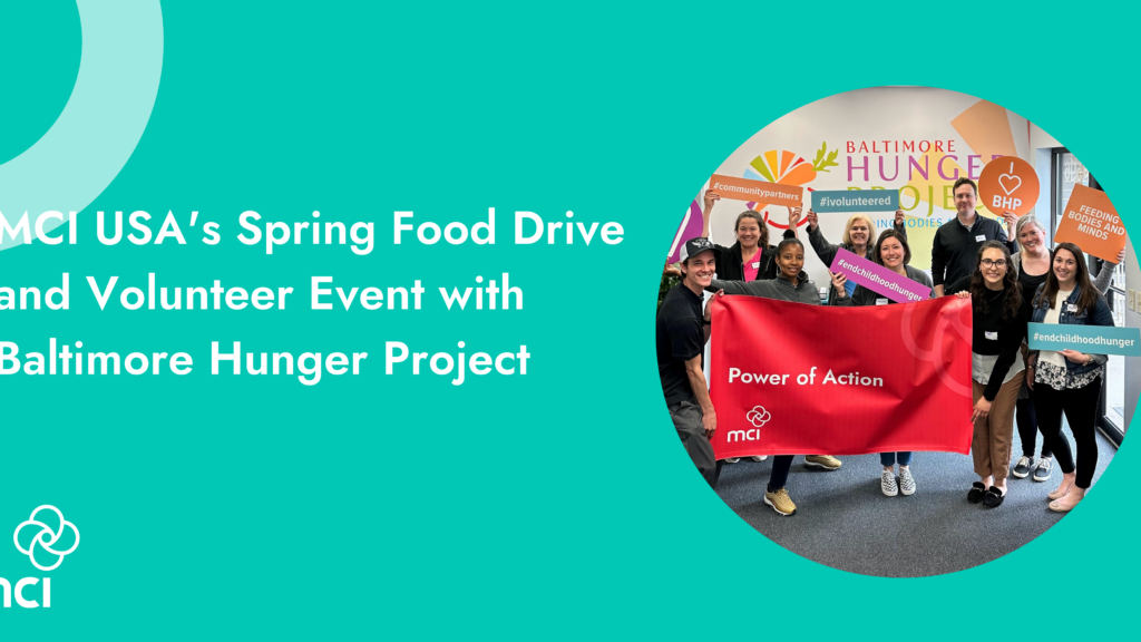 MCI USA’s Spring Food Drive and Volunteer Event with Baltimore Hunger Project
