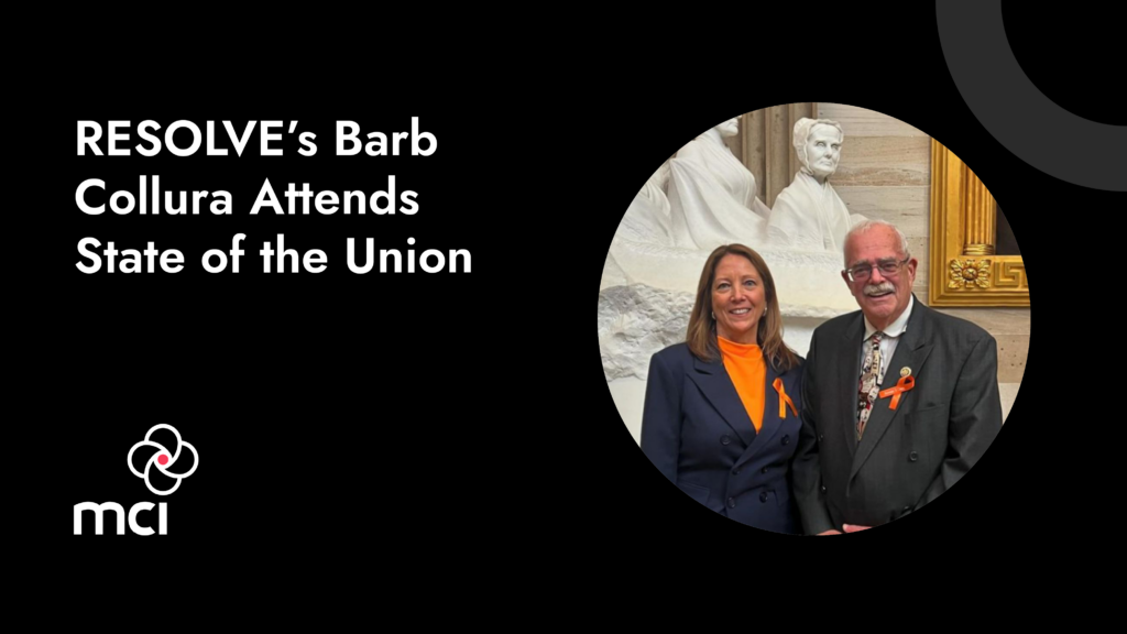 RESOLVE’s Barb Collura Attends State of the Union