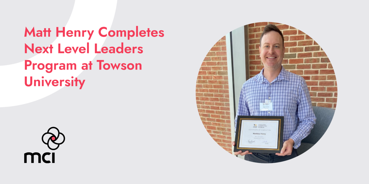 Matt Henry Completes Next Level Leaders Program at Towson University