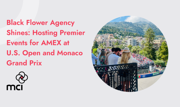 Black Flower Agency Shines: Hosting Premier Events for AMEX at U.S. Open and Monaco Grand Prix