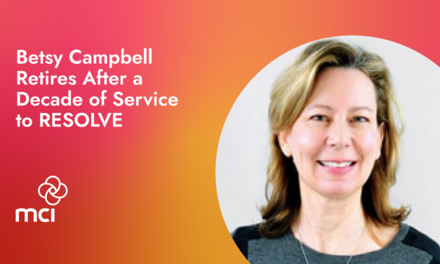 Betsy Campbell Retires After a Decade of Service to RESOLVE