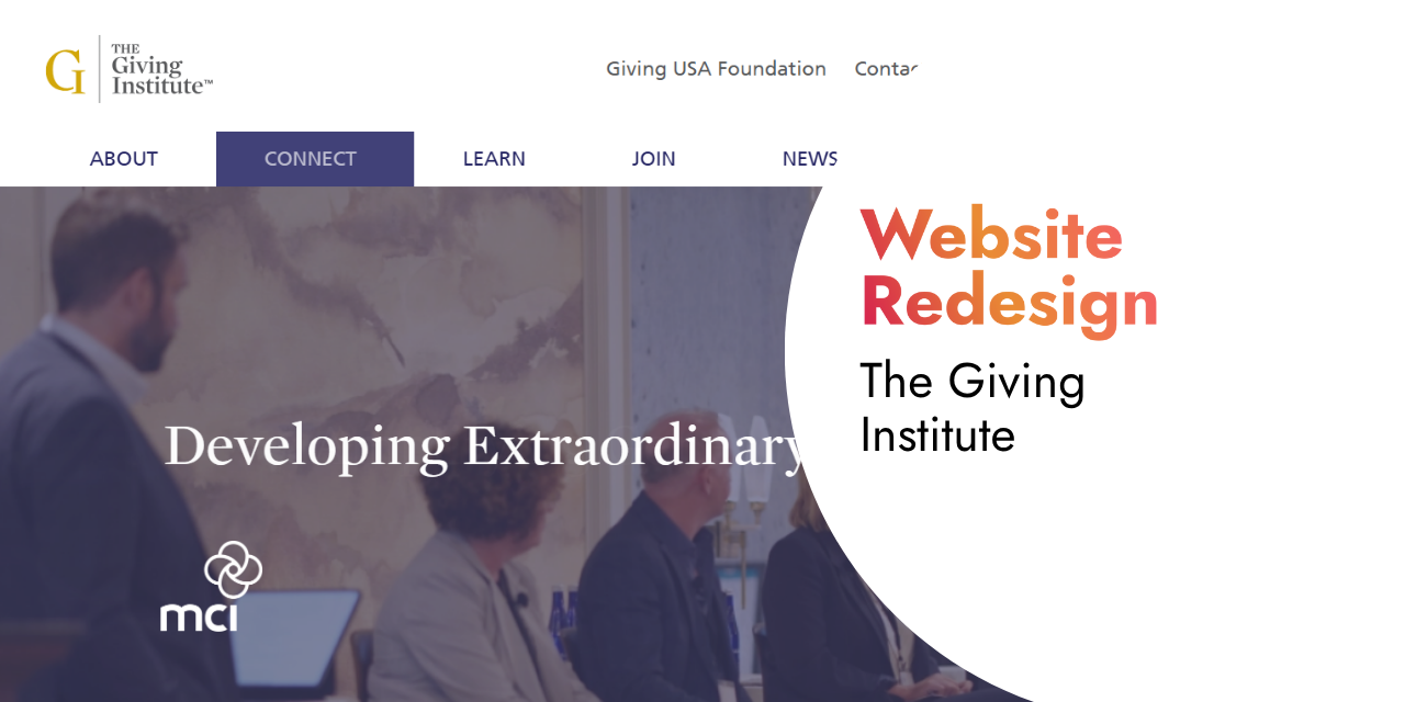 New Look, Same Power: Giving Institute Website Redesign Goes Live